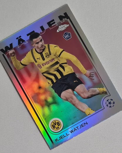 Kjell Watjen - 2025 Topps Chrome BVB 09 Borussia Dortmund #118 Refractor