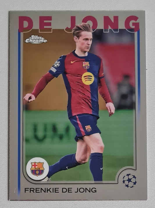 Frenkie de Jong - 2025 Topps Chrome FC Barcelona #172