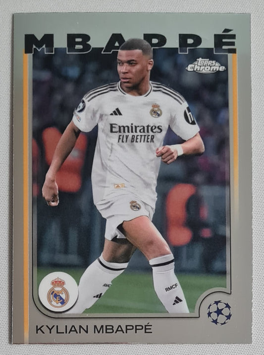 Kylian MBappe - 2025 Topps Chrome Real Madrid C.F.  #1