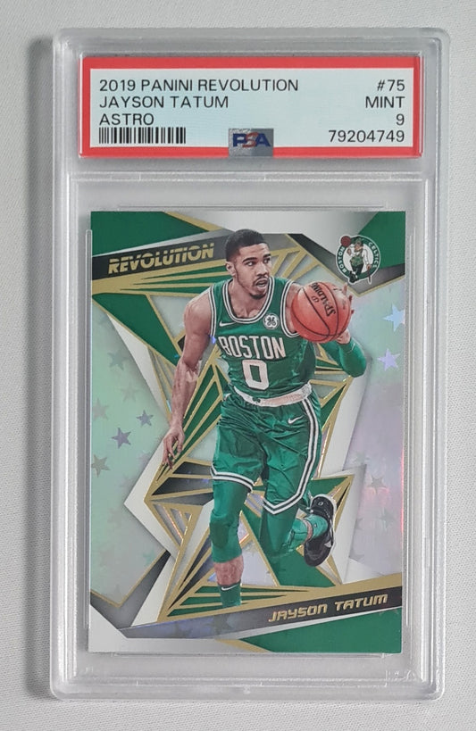 Jayson Tatum - 2019 Panini Revolution Astro NBA Boston Celtics #75 PSA 9 MINT