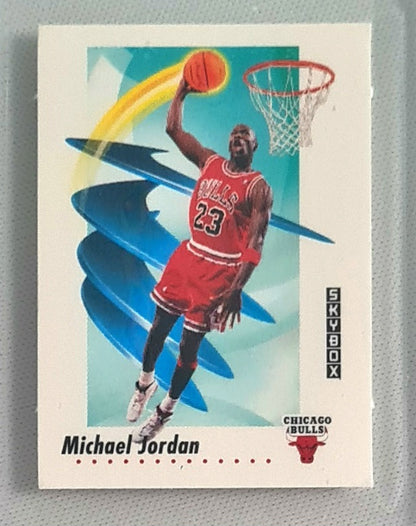 Michael Jordan - 1991 Skybox NBA Chicago Bulls - Canadian Minis #7 PSA 9 MINT