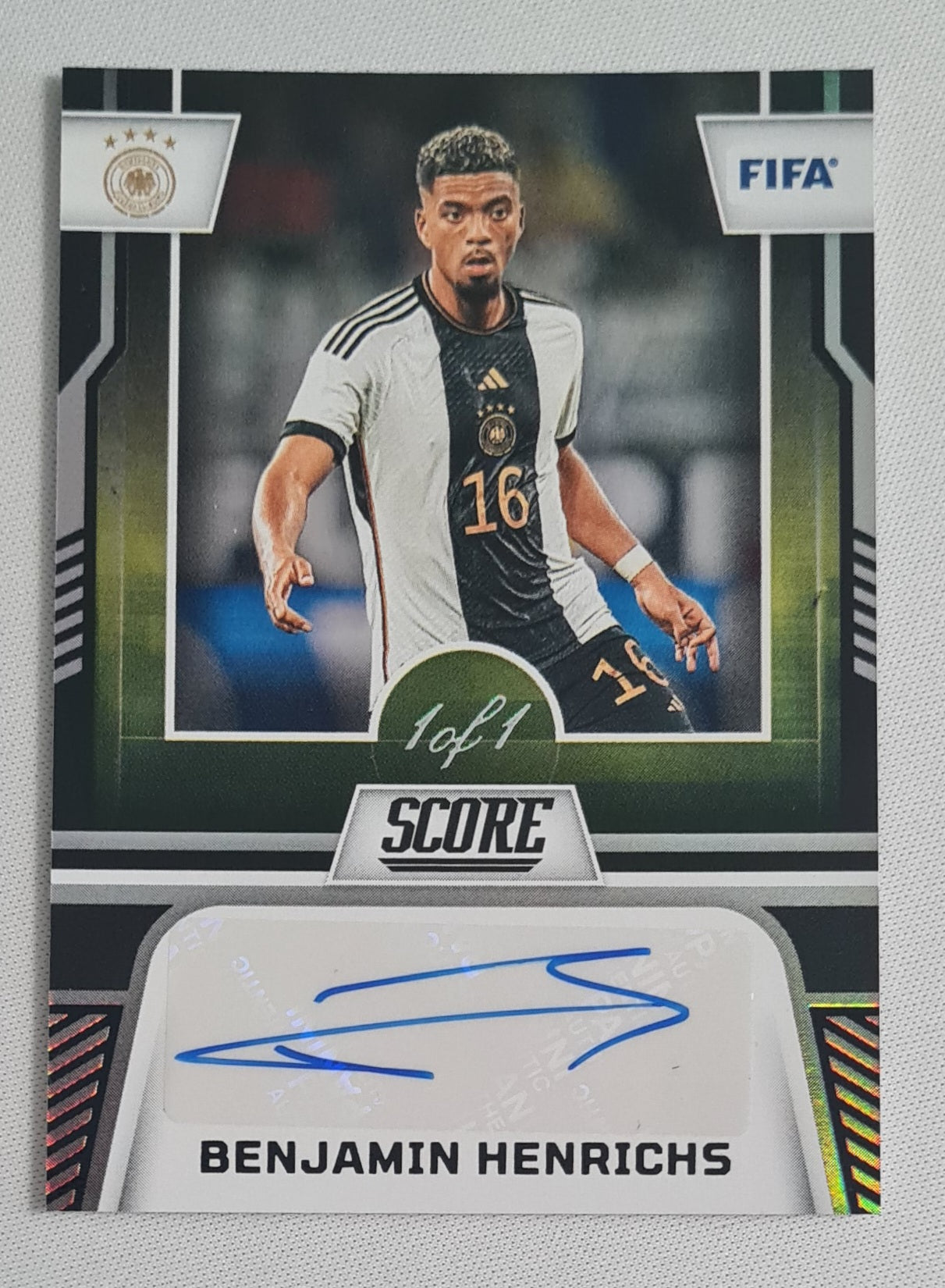 Benjamin Henrichs - 2023 Panini Score FIFA Soccer National Team Germany #SS-BH /Auto 1 of 1 (!) RARE