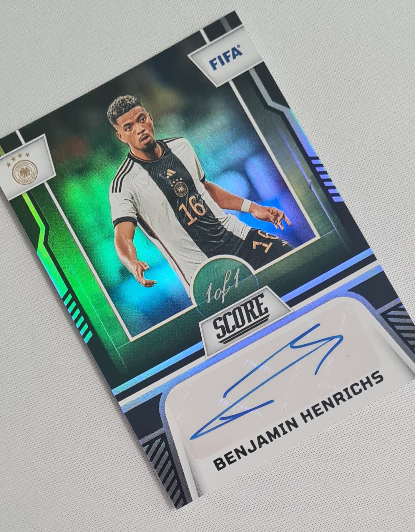 Benjamin Henrichs - 2023 Panini Score FIFA Soccer National Team Germany #SS-BH /Auto 1 of 1 (!) RARE