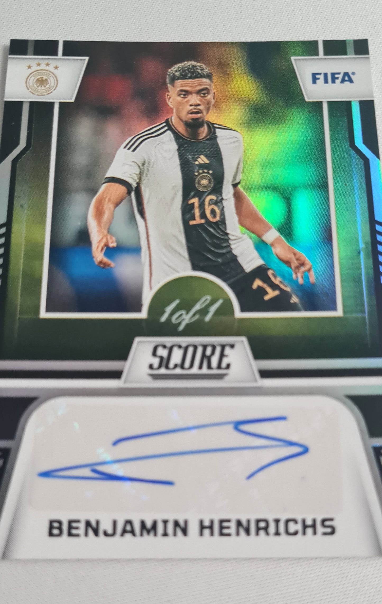 Benjamin Henrichs - 2023 Panini Score FIFA Soccer National Team Germany #SS-BH /Auto 1 of 1 (!) RARE