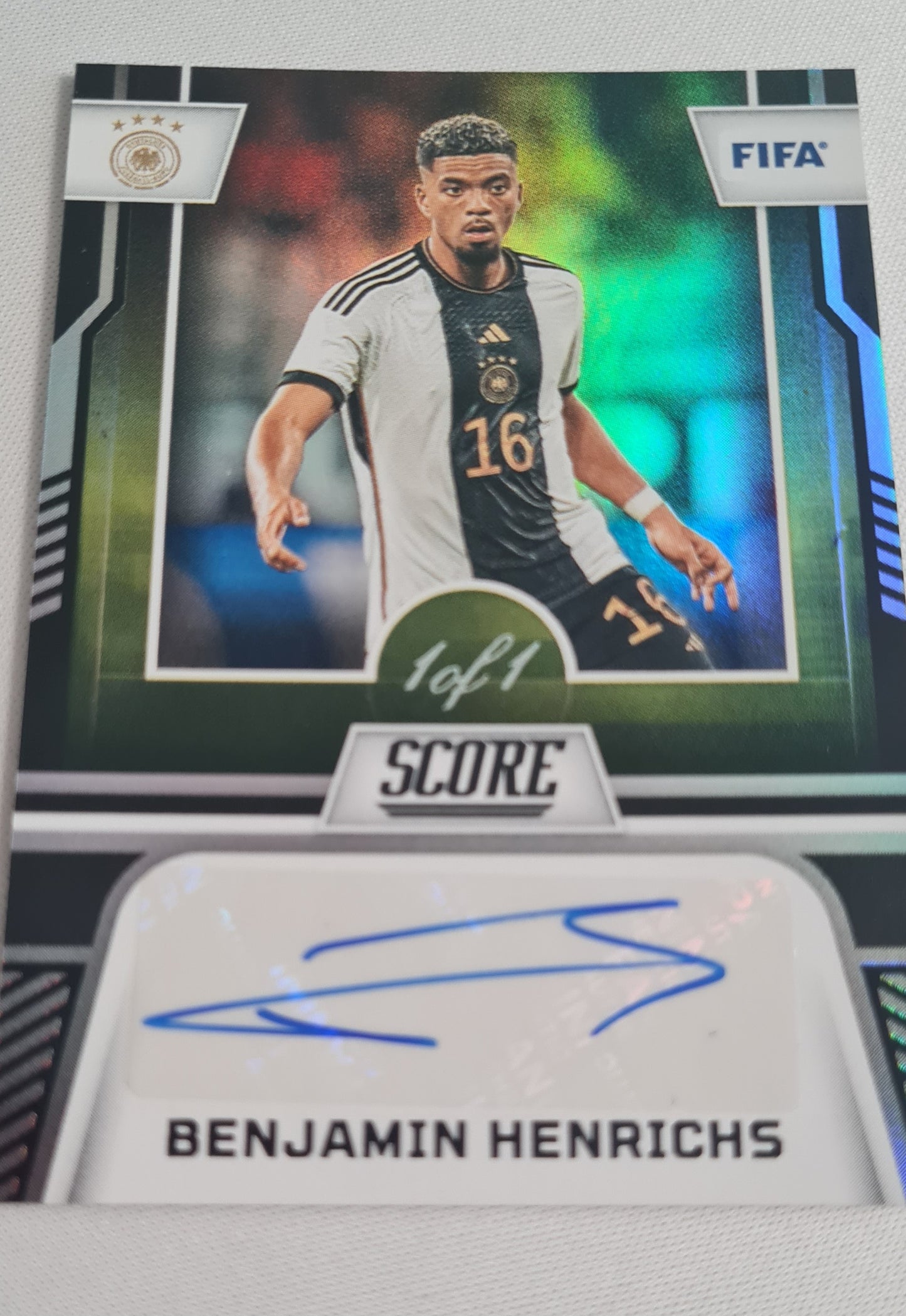 Benjamin Henrichs - 2023 Panini Score FIFA Soccer National Team Germany #SS-BH /Auto 1 of 1 (!) RARE