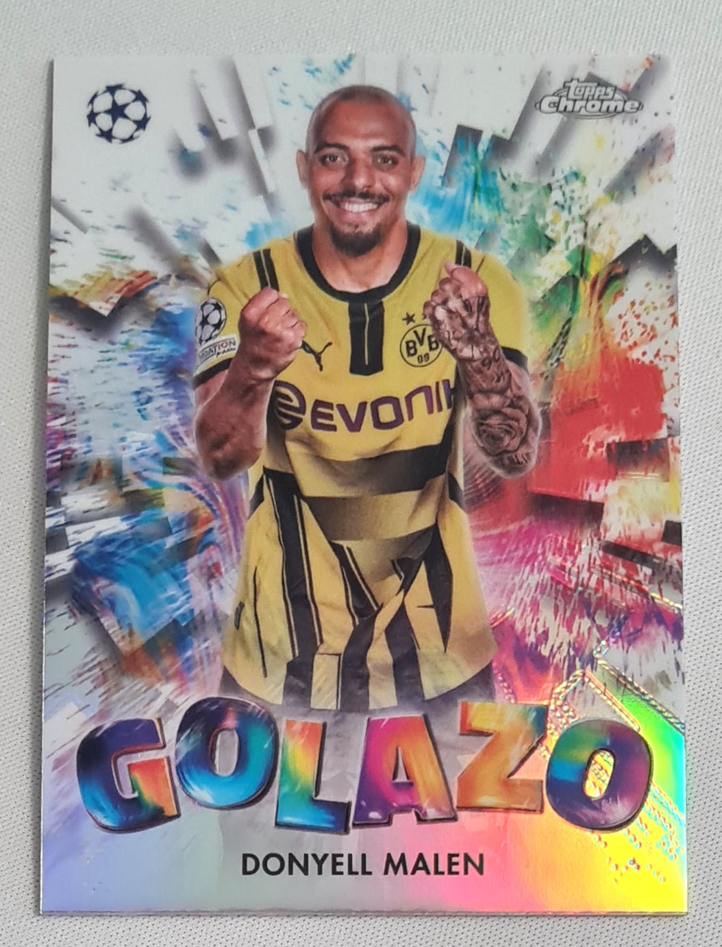 Donyell Malen - 2025 Topps Chrome Golazo Borussia Dortmund (CL) #GZ-4