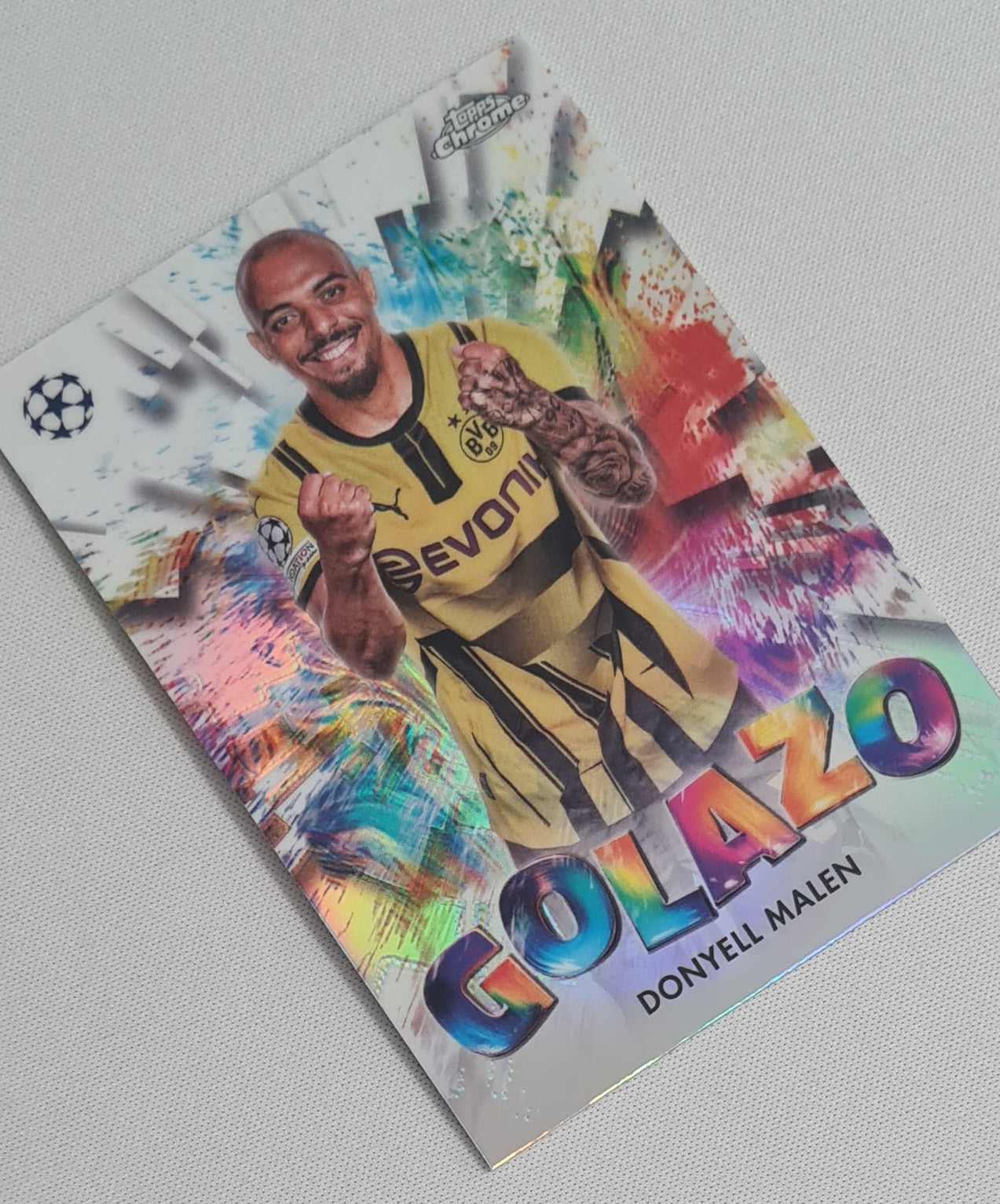 Donyell Malen - 2025 Topps Chrome Golazo Borussia Dortmund (CL) #GZ-4