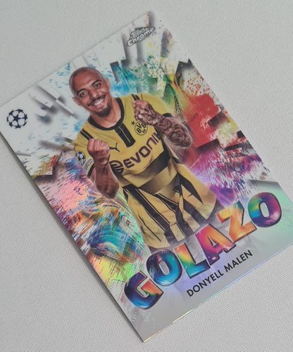 Donyell Malen - 2025 Topps Chrome Golazo Borussia Dortmund (CL) #GZ-4
