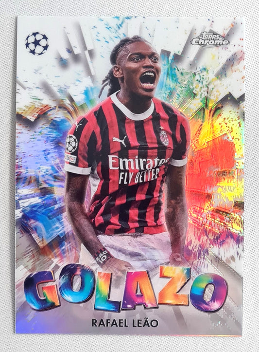 Rafael Leao - 2025 Topps Chrome Golazo AC Milan (CL) #GZ-10