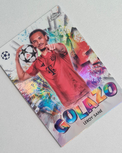 Leroy Sane - 2025 Topps Chrome Golazo FC Bayern Munchen (CL) #GZ-16