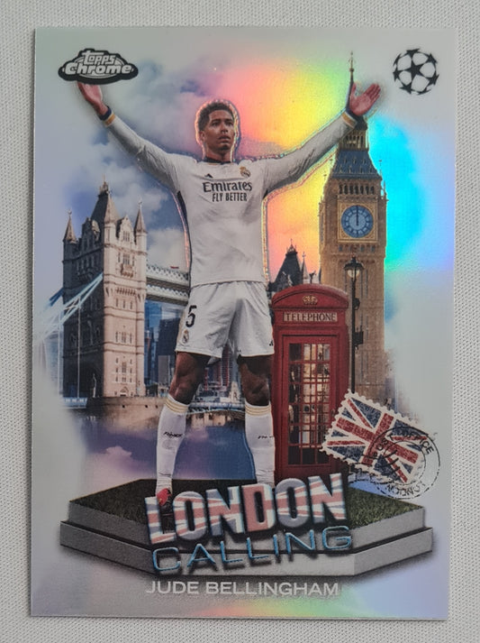 Jude Bellingham - 2024 Topps Chrome London Calling Real Madrid #LC-4 Refractor