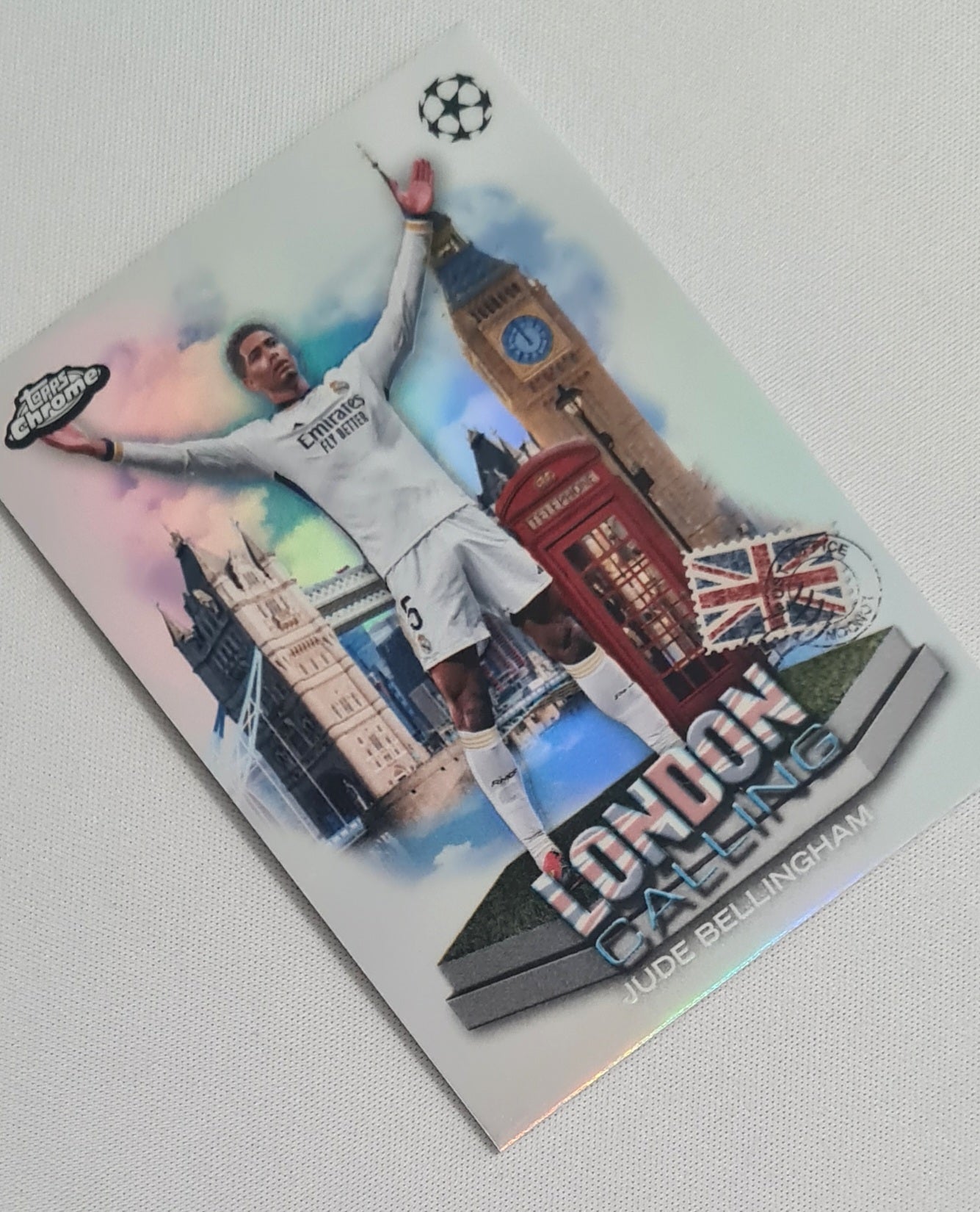 Jude Bellingham - 2024 Topps Chrome London Calling Real Madrid #LC-4 Refractor