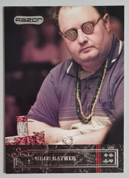 Poker Players Cards Lot (9 Cards) - 2006 Razor Entertainment Cards  WPT Stars