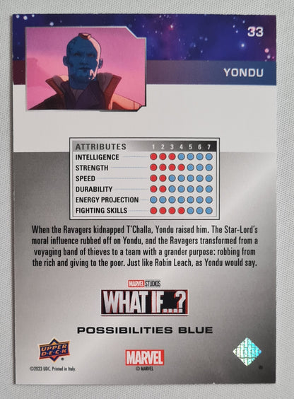 Yondu - 2023 Upper Deck Marvel Studios What If...? #33 /388