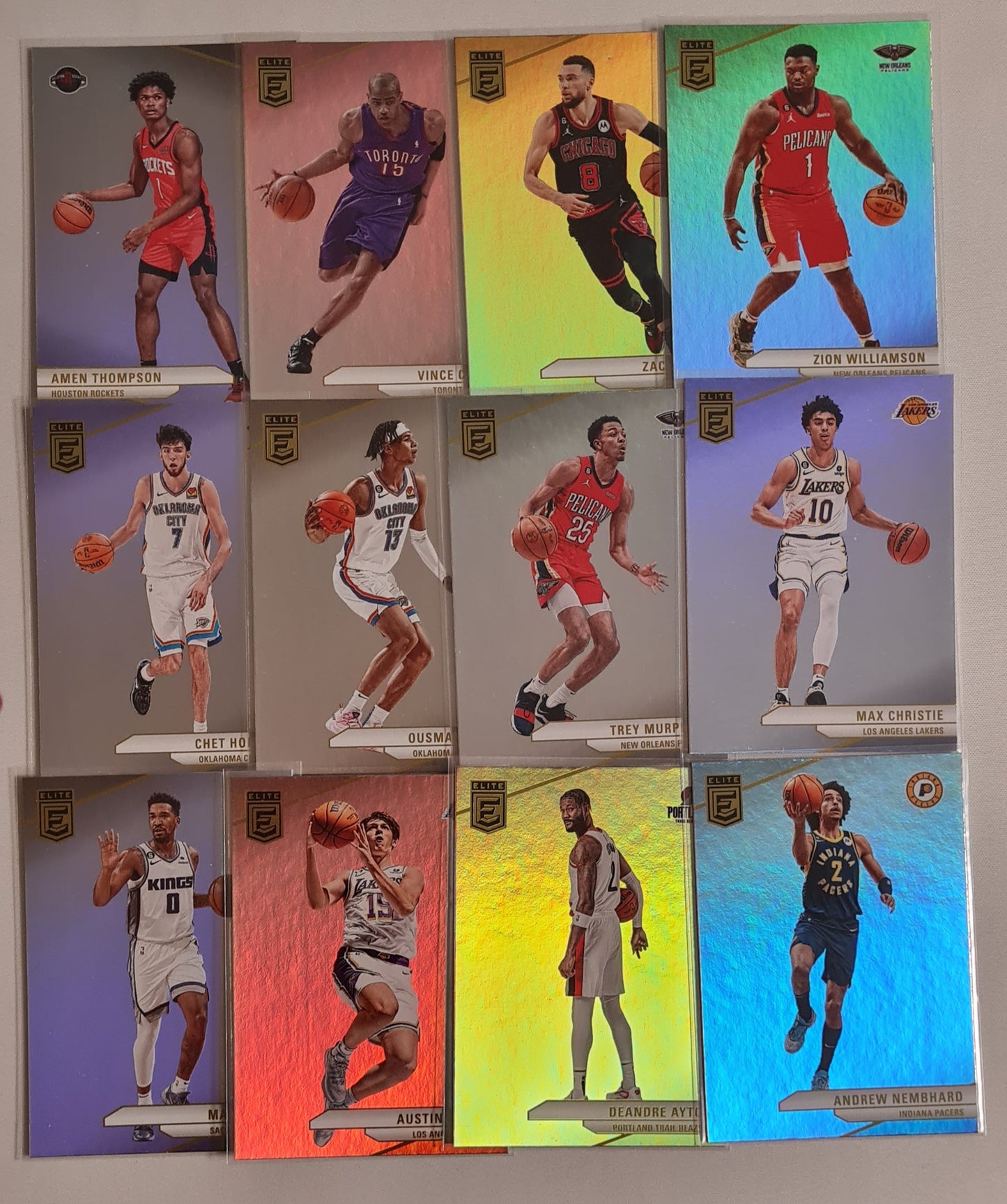 NBA Basketball Lot (28 Cards) - 2023/24 Panini Donruss Elite Basketball - Different teams