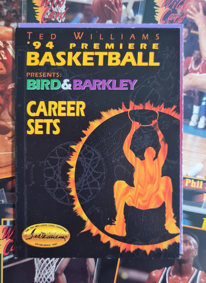 NBA Basketball Lot ( 56 Cards) - 1994 Premiere Basketball Presents: Bird vs Barley Career Set/Cards by Ted Williams