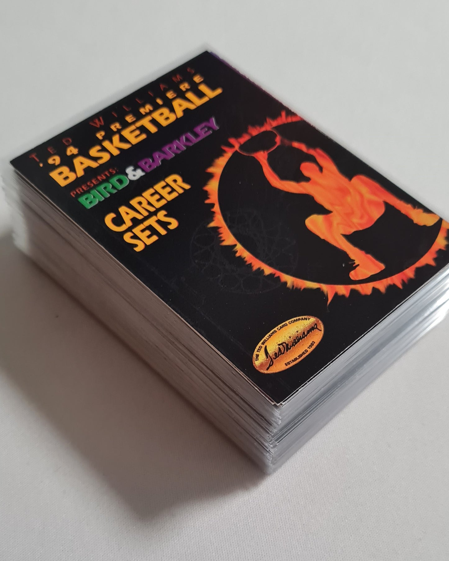 NBA Basketball Lot ( 56 Cards) - 1994 Premiere Basketball Presents: Bird vs Barley Career Set/Cards by Ted Williams