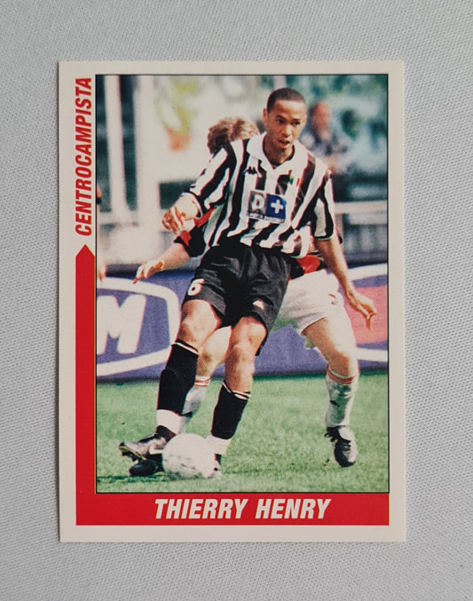 Thierry Henry - 2000 Panini Sticker Italy Modena SuperCalci 2000 #97