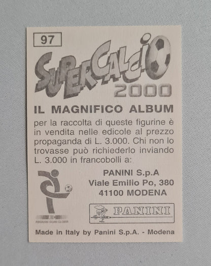 Thierry Henry - 2000 Panini Sticker Italy Modena SuperCalci 2000 #97