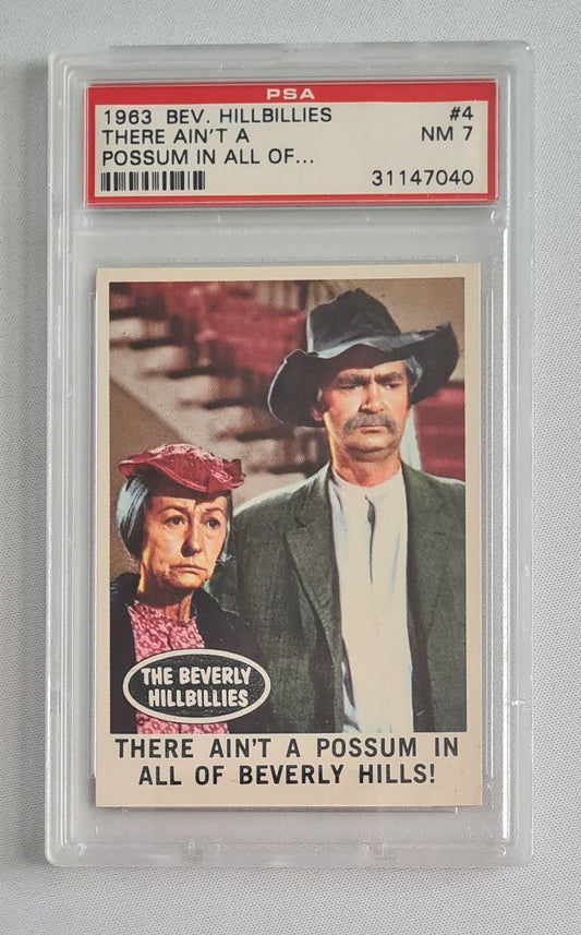 Beverly Hillbillies - 1963 There Ain't A Possum in all of Beverly Hills! #4 PSA 7 NM