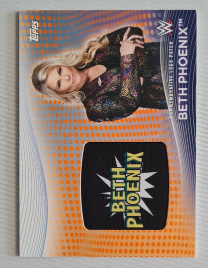 Beth Phoenix - 2021 Topps WWE Commemorative Logo Patch /75 #SLP-BP