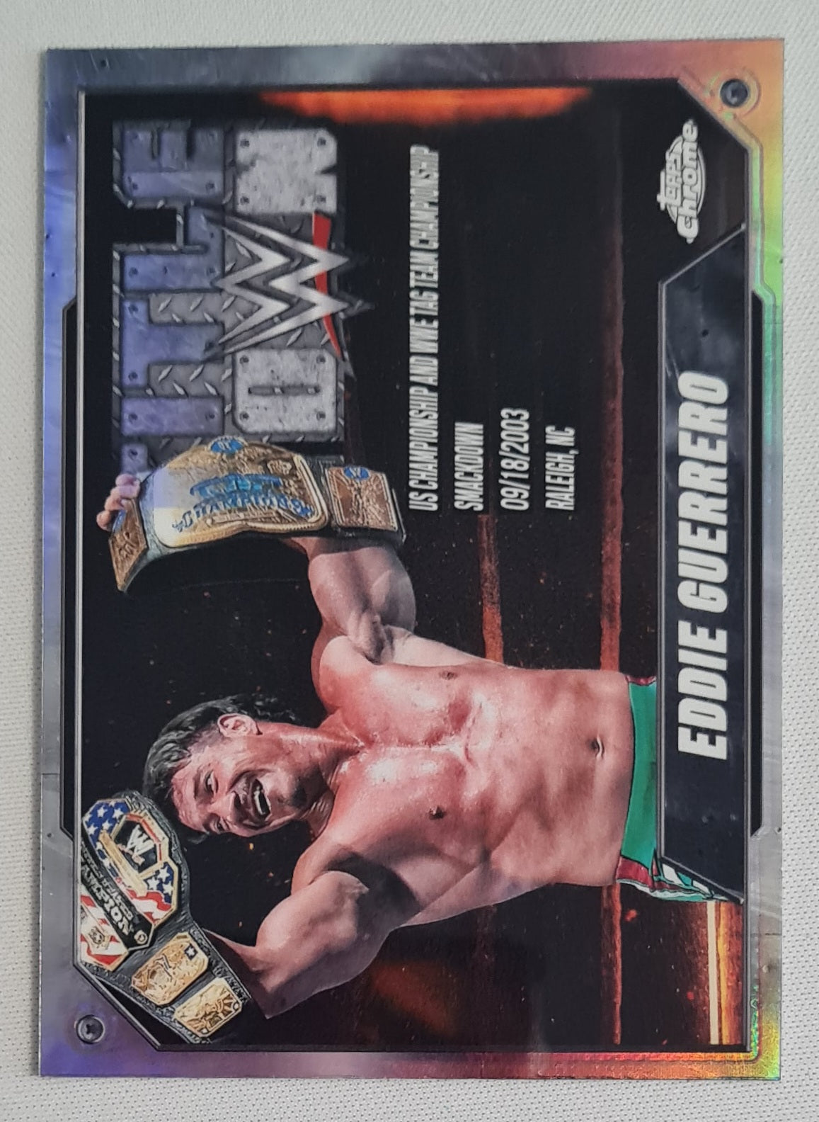 Eddie Guerrero - 2025 Topps Chrome WWE Title Down #TT-EDG