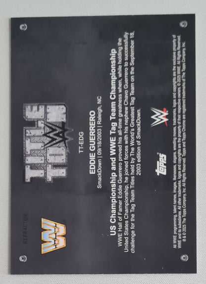Eddie Guerrero - 2025 Topps Chrome WWE Title Down #TT-EDG