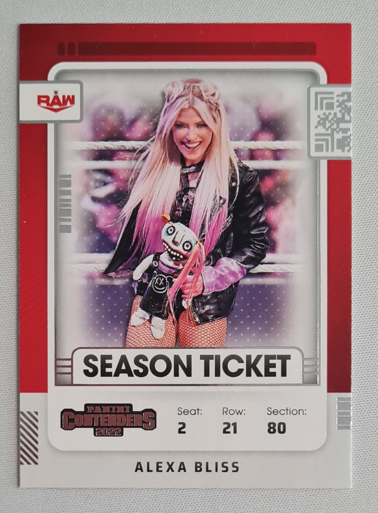 Alexa Bliss - 2022 Panini Contenders Season Ticket Raw #109