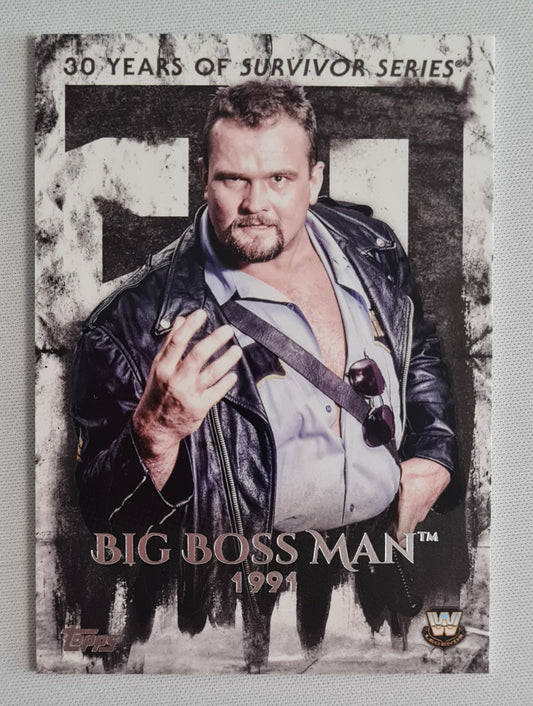 Big Boss Man - 2018 Topps WWE 30 Years of Survivor Series #SS-5