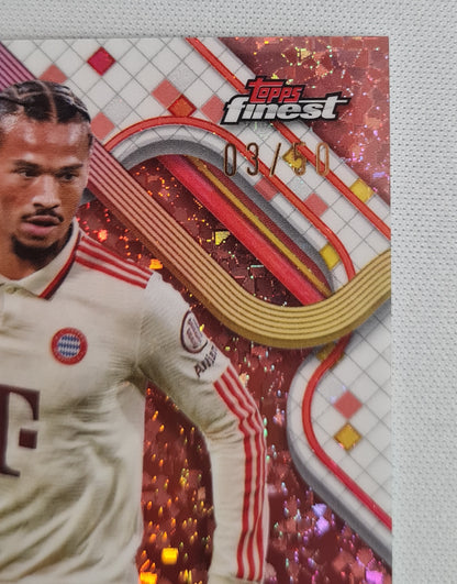 Leroy Sané - 2025 Topps Finest Champions League /50 #79