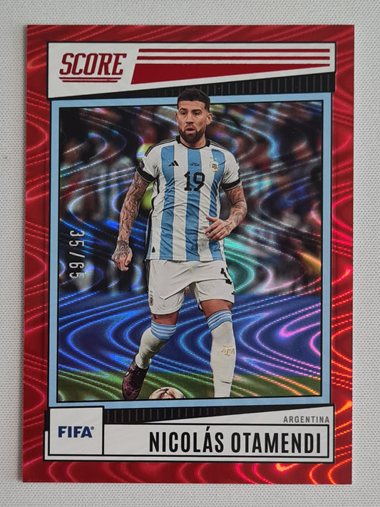 Nicolás Otamendi - 2022-23 Panini FIFA Score Red Swirl /65 #102
