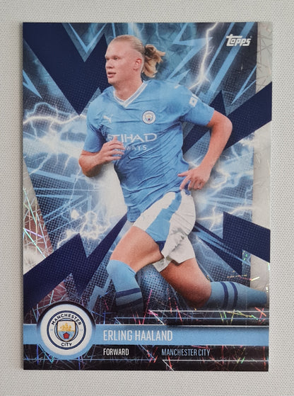 Erling Haaland - 2023 Topps Blue Lighting #MANS-3