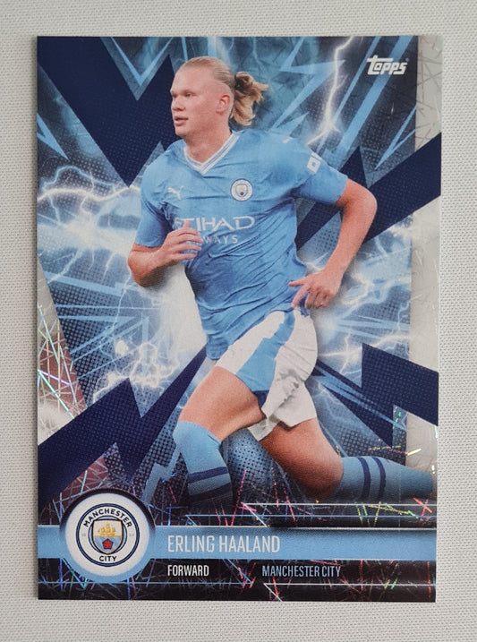Erling Haaland - 2023 Topps Blue Lighting #MANS-3