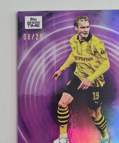Julian Brandt - 2024 Topps Show Time Purple Champions League /25
