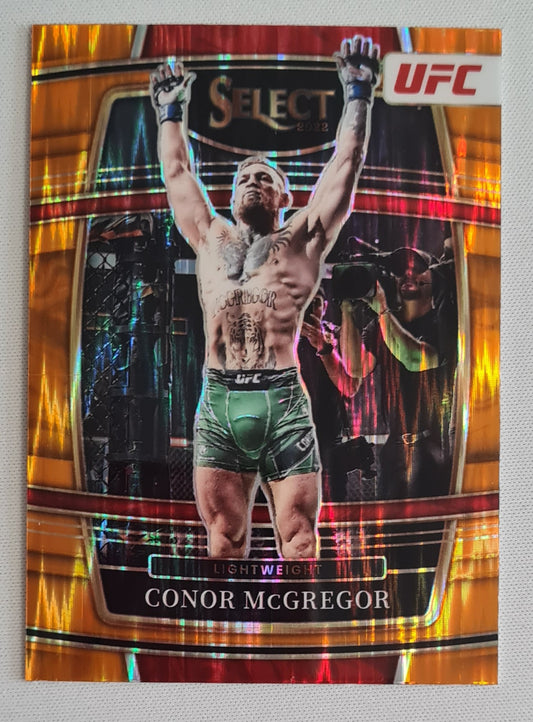 Conor McGregor - 2022 Panini Select Orange Flash UFC #93