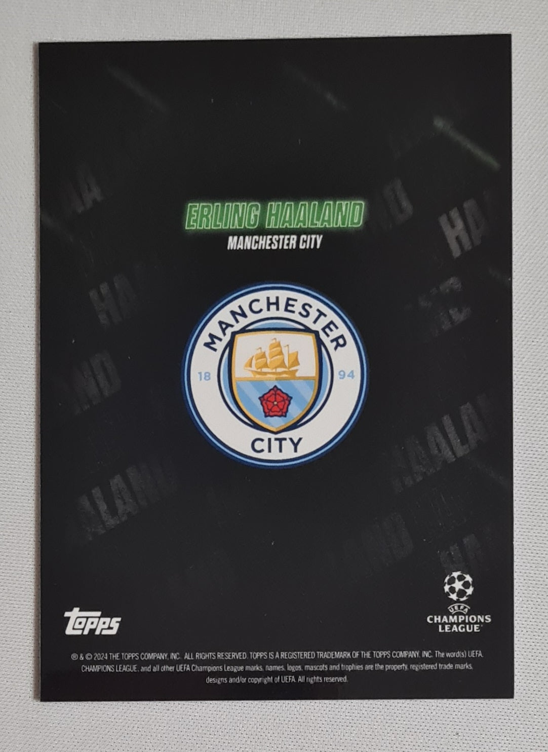 Erling Haaland - 2024 Topps Show Time Manchester City (CL)