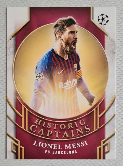 Lionel Messi - 2025 Topps Historic Captains FC Barcelona (CL)  #HC-4
