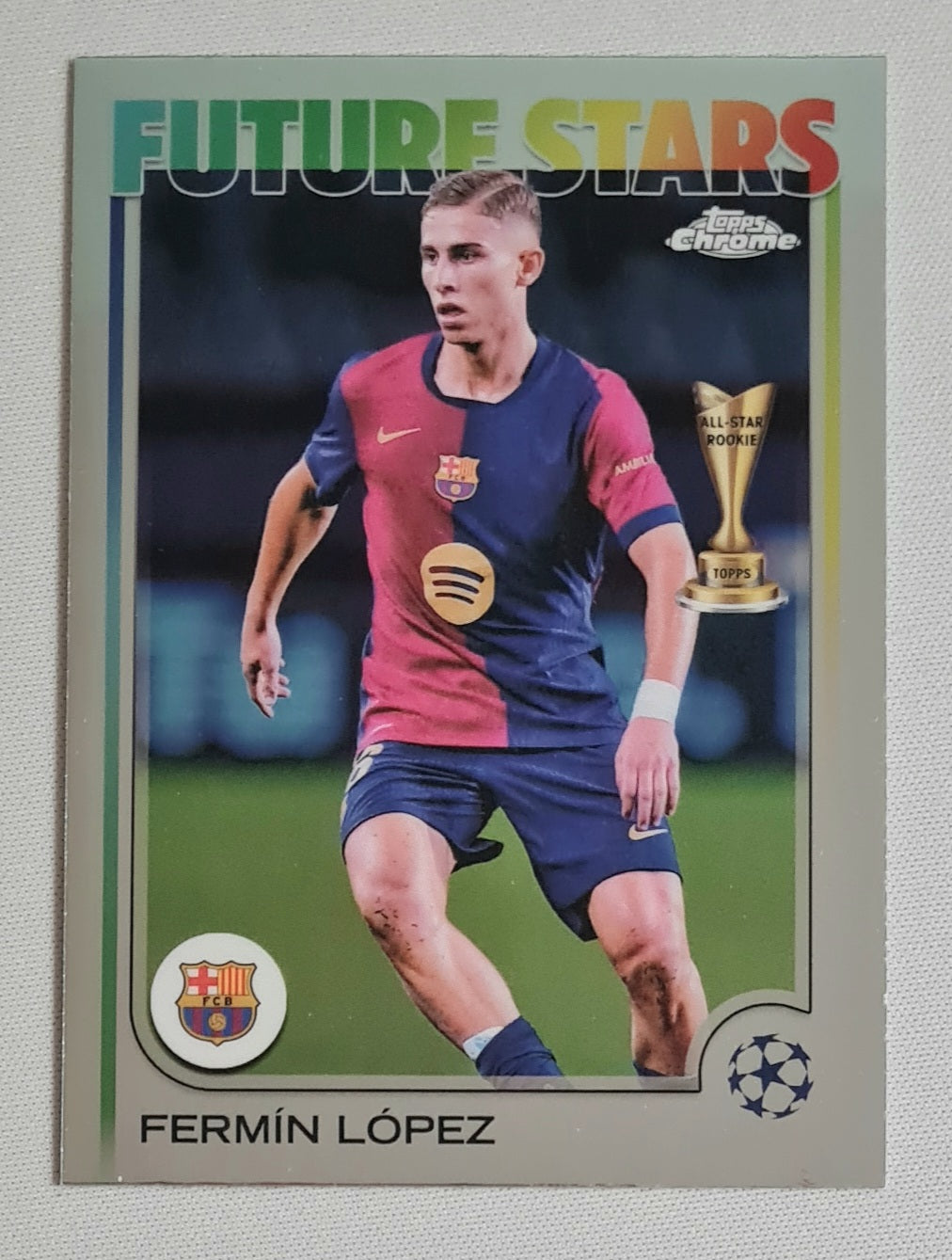Fermin Lopez - 2025 Topps Chrome Future Stars FC Barcelona #162