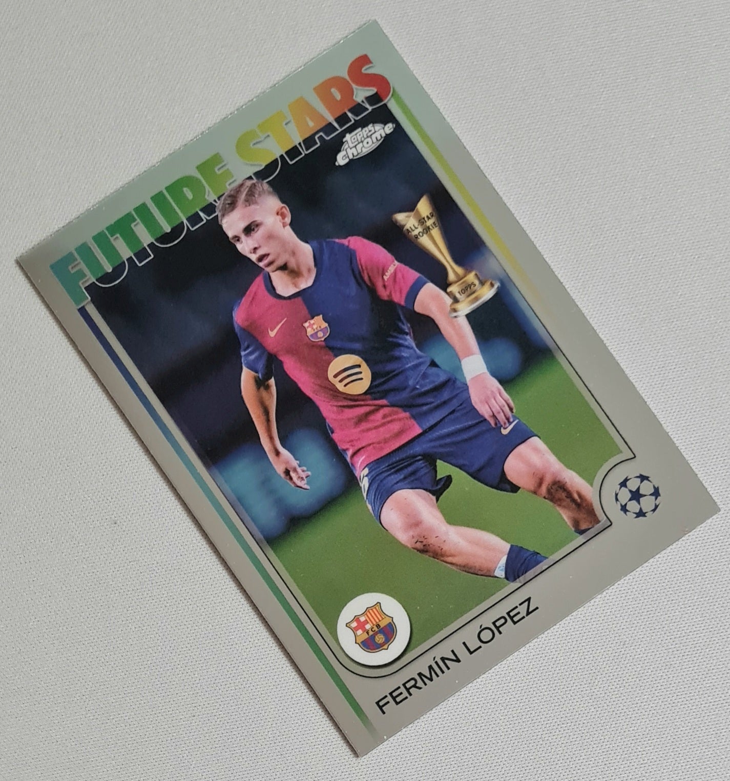Fermin Lopez - 2025 Topps Chrome Future Stars FC Barcelona #162