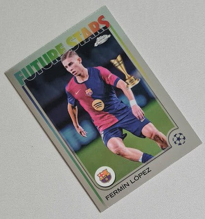 Fermin Lopez - 2025 Topps Chrome Future Stars FC Barcelona #162