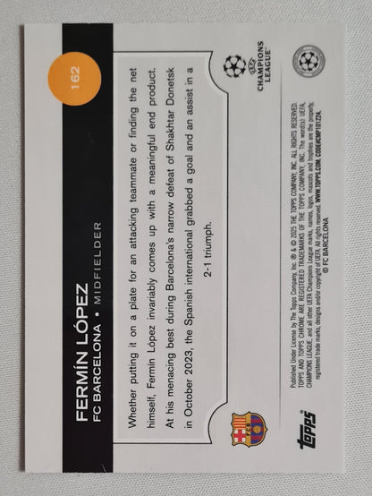 Fermin Lopez - 2025 Topps Chrome Future Stars FC Barcelona #162