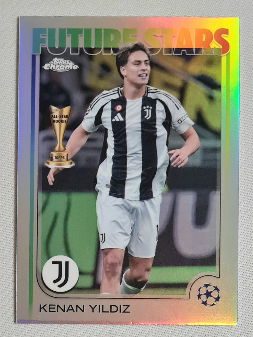 Kenan Yildiz - 2025 Topps Chrome Future Stars Juventus #59 Refractor