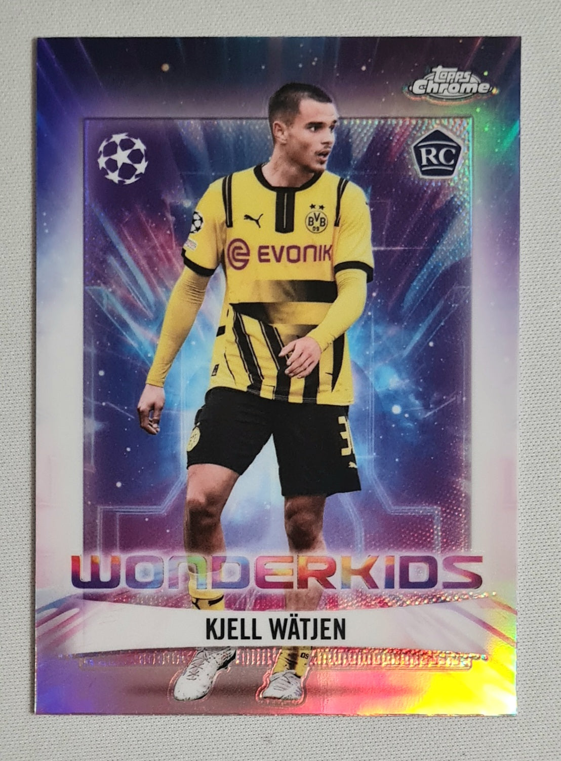 Kjell Watjen - 2025 Topps Chrome Wonderkids (RC) Borussia Dortmund (BVB09) CL - WK-11