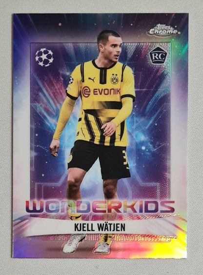 Kjell Watjen - 2025 Topps Chrome Wonderkids (RC) Borussia Dortmund (BVB09) CL - WK-11