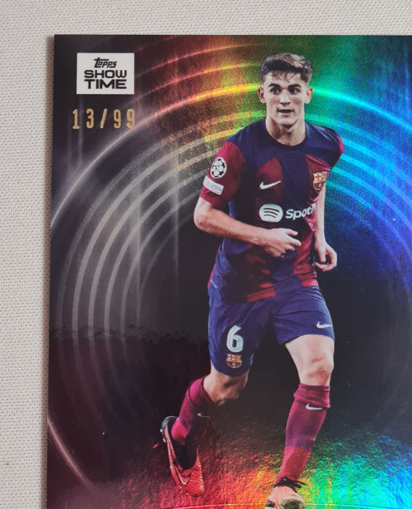 Gavi - 2024 Topps Show Time FC Barcelona (CL) /99 Refractor