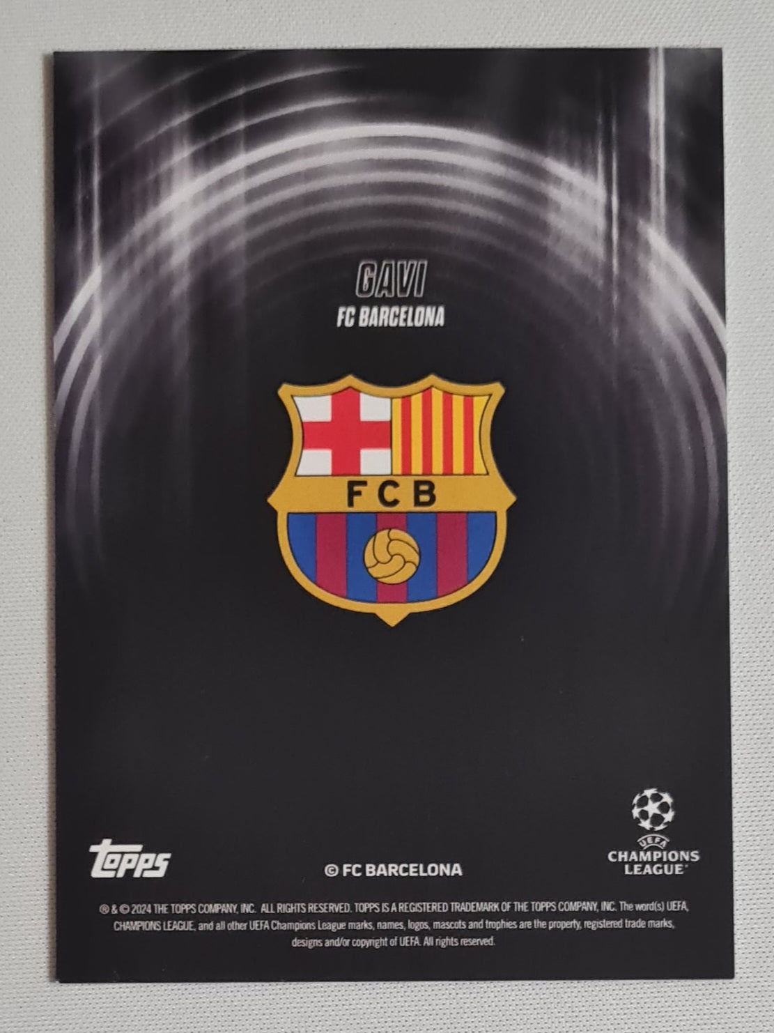 Gavi - 2024 Topps Show Time FC Barcelona (CL) /99 Refractor