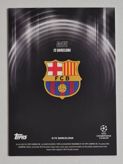 Gavi - 2024 Topps Show Time FC Barcelona (CL) /99 Refractor