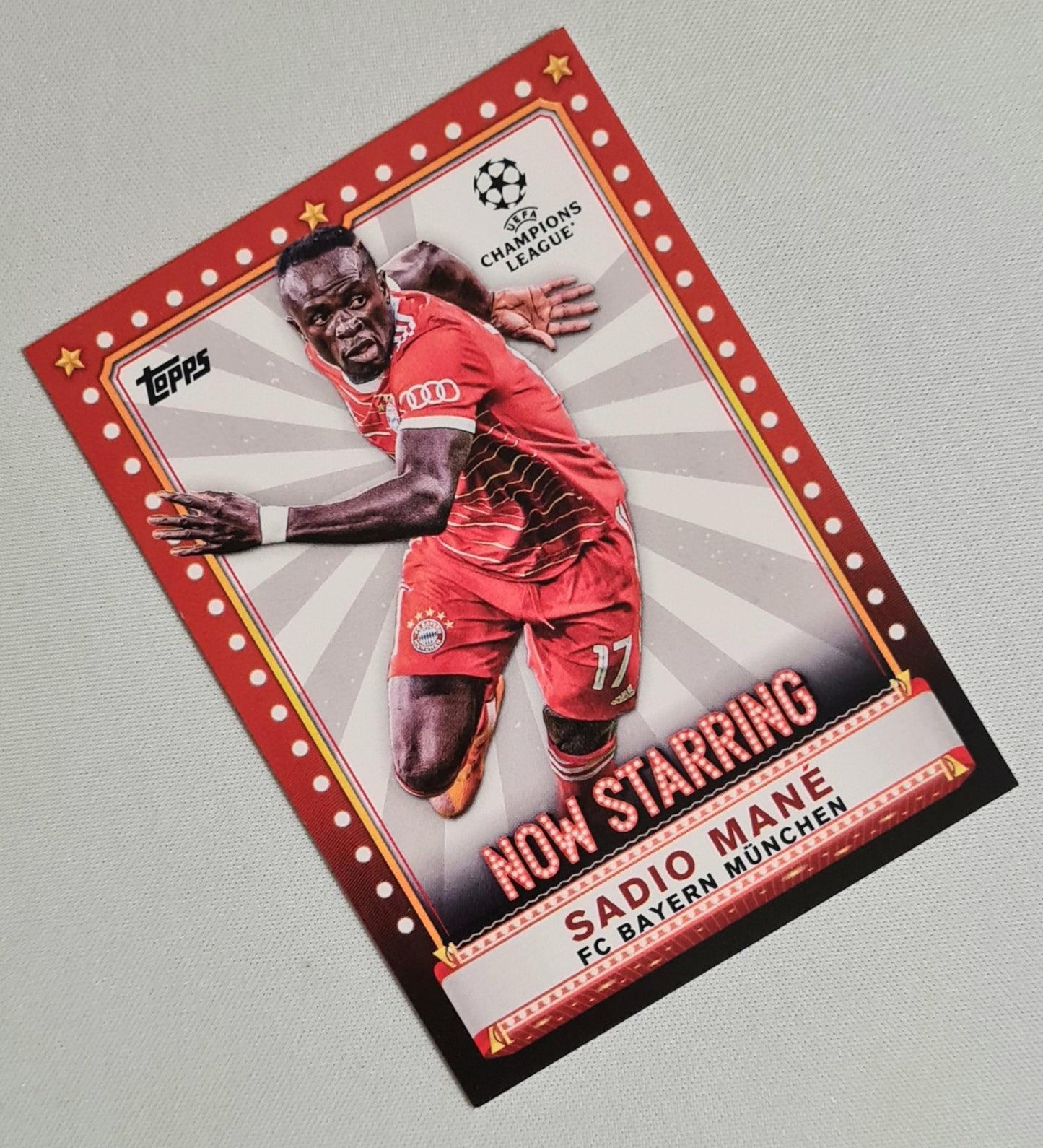 Sadio Mane - 2023 Topps Now Starring FC Bayern Munchen (CL) #NS-5