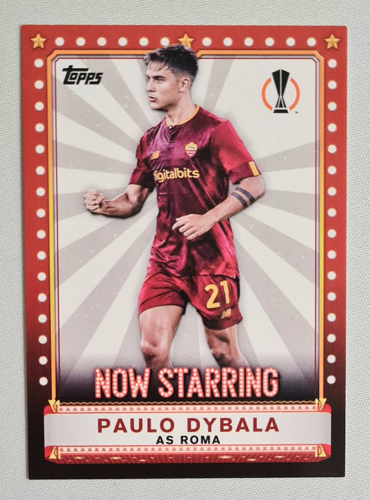 Paulo Dybala - 2023 Topps Now Starring AS Roma (EL) #NS-13