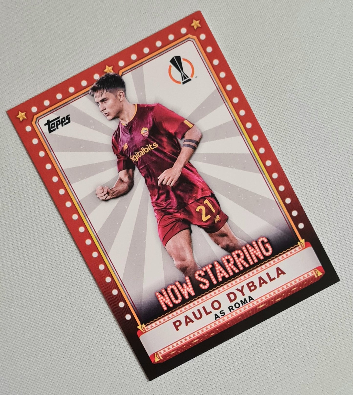 Paulo Dybala - 2023 Topps Now Starring AS Roma (EL) #NS-13